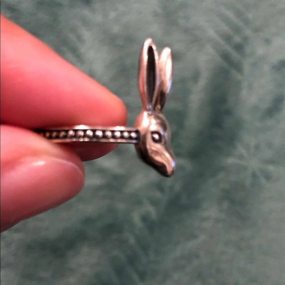 Silver Rabbit Ring - Picture 3 of 3